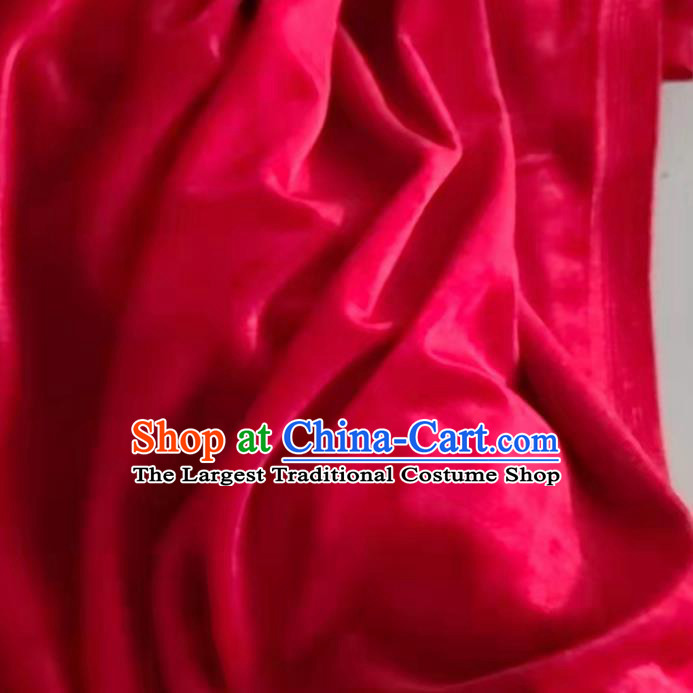 China Martial Arts Performance Costume Tai Chi Taijiquan Tournament Embroidered Clothing Kung Fu Competition Red Velvet Uniform