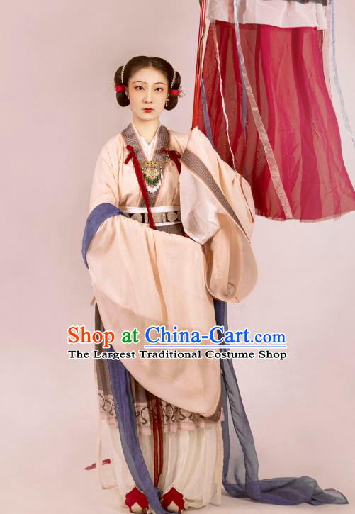 Chinese Ancient Palace Lady Garment Costumes Song Dynasty Court Maid Dresses Traditional Hanfu Complete Set