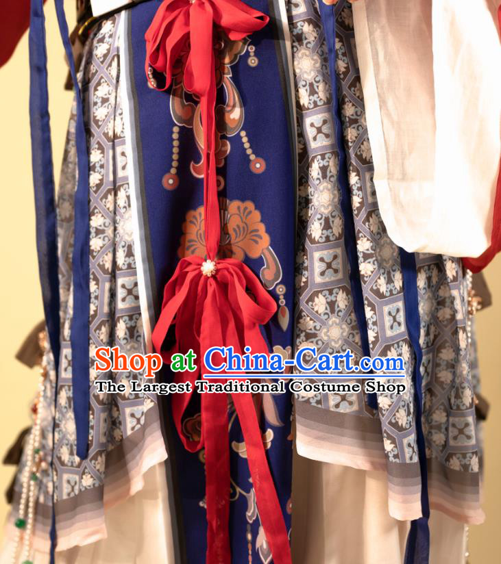 Chinese Song Dynasty Imperial Consort Dresses Traditional Court Woman Hanfu Fashion Ancient Royal Empress Garment Costumes