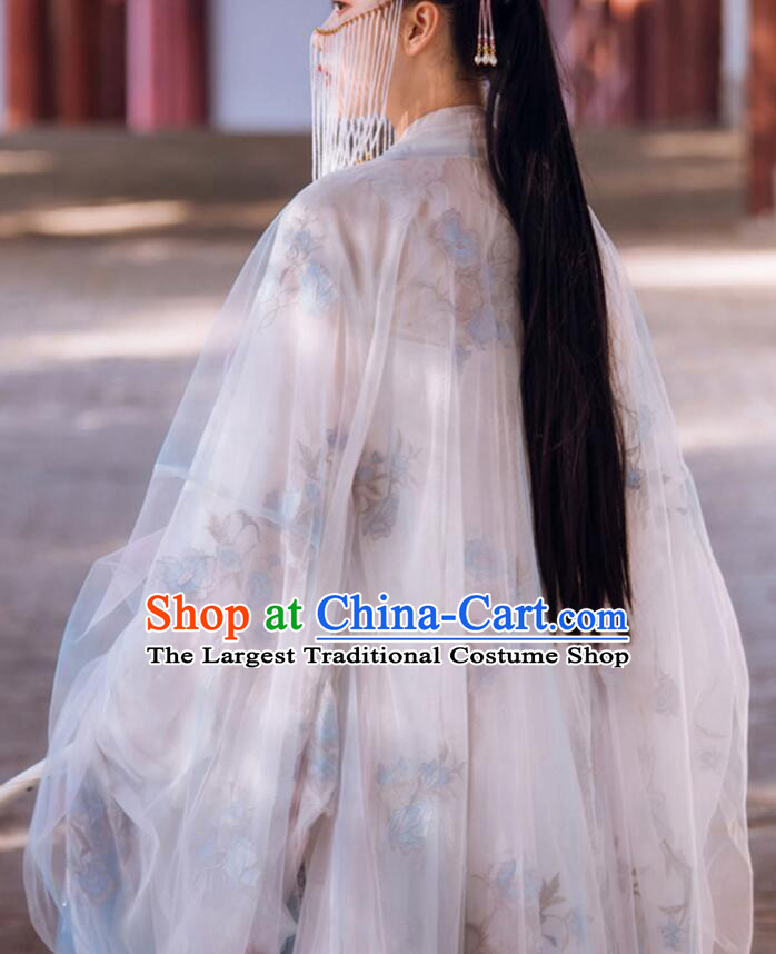 Chinese Tang Dynasty Princess Dresses Traditional Hanfu Fashion Ancient Fairy Garment Costumes