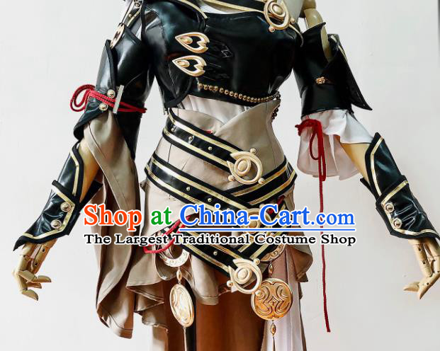Top Cosplay Female Warrior Dress Jian Xia Qing Yuan Blade Woman Clothing Ancient Swordswoman Costumes