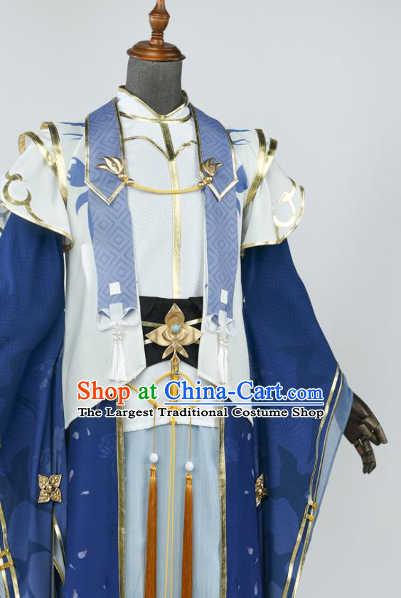 Top Ancient Swordsman Costumes Cosplay Kung Fu Master Clothes Jian Xia Qing Yuan Yan Tian Zong Clothing