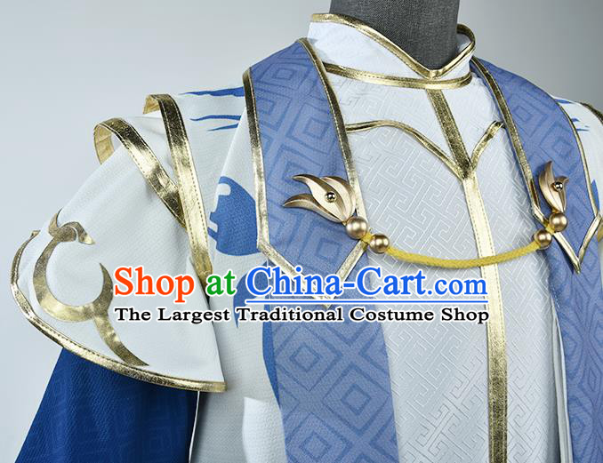Top Ancient Swordsman Costumes Cosplay Kung Fu Master Clothes Jian Xia Qing Yuan Yan Tian Zong Clothing