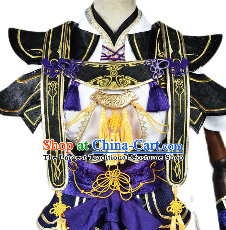 Top Jian Xia Qing Yuan Xing Yan Lady Clothing Ancient Swordswoman Costumes Cosplay Heroine Clothes