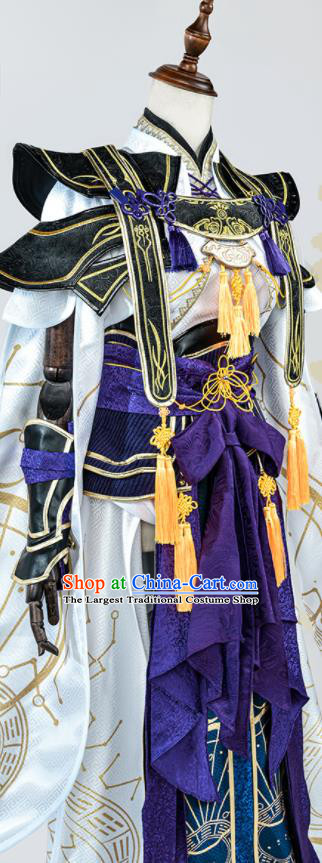 Top Jian Xia Qing Yuan Xing Yan Lady Clothing Ancient Swordswoman Costumes Cosplay Heroine Clothes