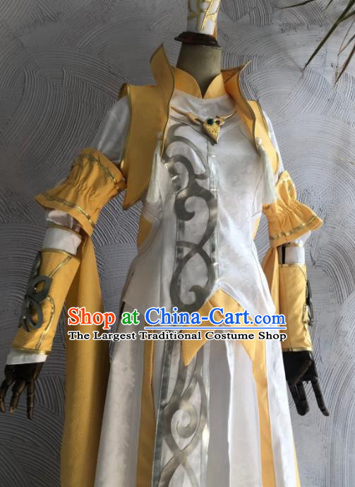 Ancient Swordswoman Costumes Cosplay Noble Lady Clothes Jian Xia Qing Yuan NPC Clothing