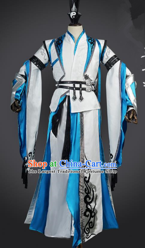 Cosplay Swordsman Clothes Jian Xia Qing Yuan NPC Clothing  Ancient Young Hero Costumes