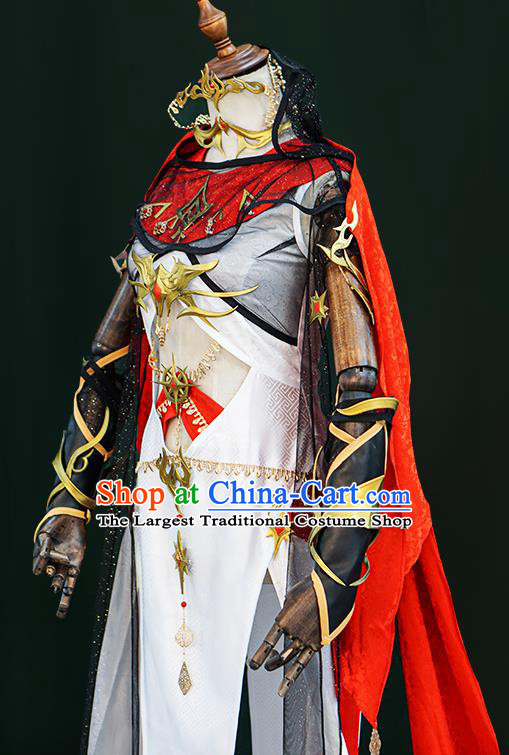 Ancient Blade Woman Costumes Cosplay Female Swordsman Clothes Jian Xia Qing Yuan NPC Clothing