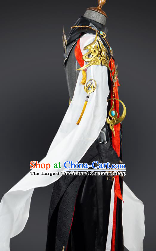 Jian Xia Qing Yuan NPC Clothing Ancient Blade Male Costumes Cosplay Swordsman Clothes