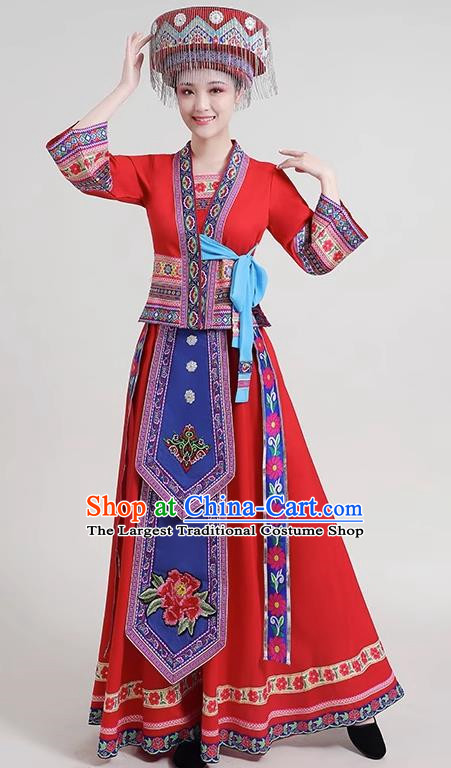 Miao Costumes 56 Ethnic Minority Costumes Female Adult Dance Costumes Dong And Tujia
