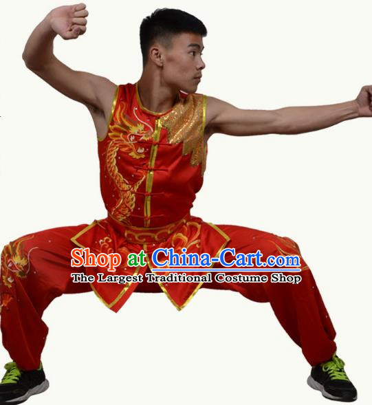 Martial Arts Clothing Color Clothing Changquan Nanquan Clothing Competition Performance Clothing Embroidery Practice Clothing