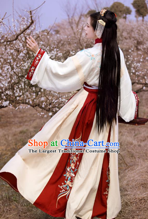 Woman Hanfu China Jin Dynasty Princess Clothing Traditional Female Costumes Ancient Swordswoman Dresses