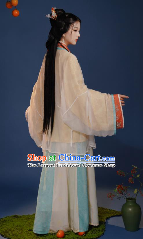 Chinese Jin Dynasty Court Lady Clothing Ancient Palace Princess Dress Costume Woman Hanfu Set