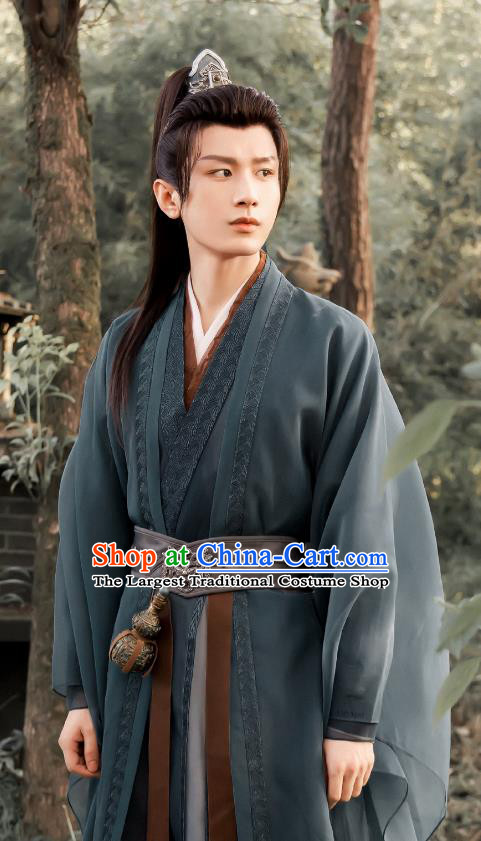 China Ancient TV Series Swordsman Costume Male Hanfu Fashion Xian Xia Drama Immortal Samsara Tang Zhou Clothing