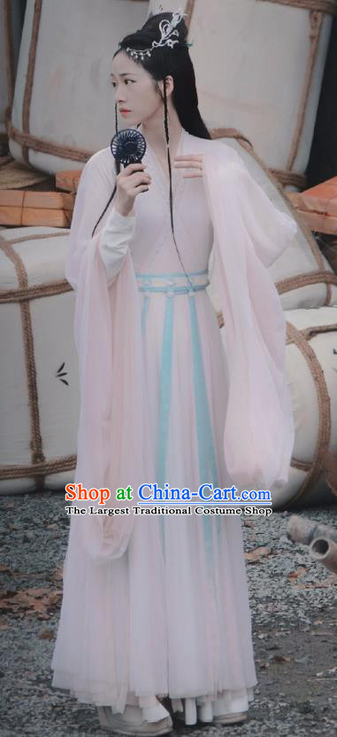 Xian Xia Drama Immortal Samsara Lin Lang Clothing China Ancient TV Series Fairy Costume Princess Pink Hanfu Dress