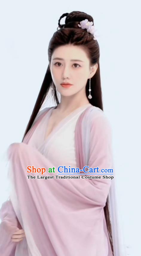 China TV Series Chen Xiang Ru Xie Fairy Costumes Ancient Xian Xia Drama Immortal Samsara Goddess Tao Ziqi Dress Clothing