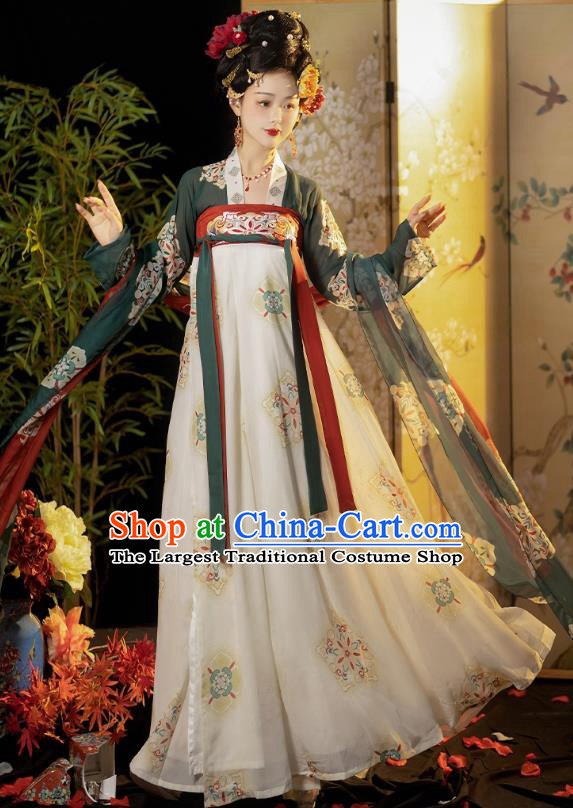 Ancient China Empress Costumes Court Woman Hanfu Dress Ancient Palace Princess Clothing
