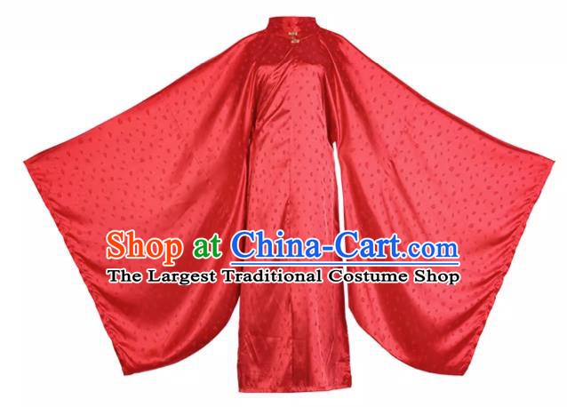 China Ming Dynasty Cape Red Gown and Skirt Complete Set Ancient Palace Princess Costumes