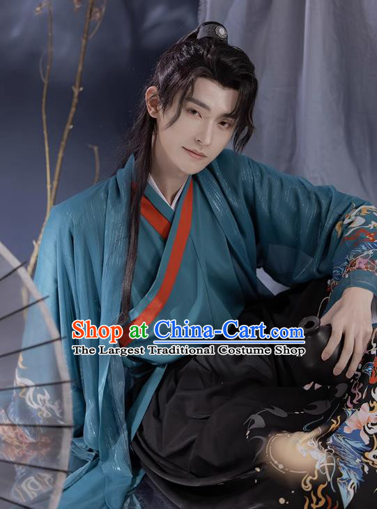 China Song Dynasty Prince Clothing Wuxia TV Series Swordsman Hanfu Ancient Scholar Costumes