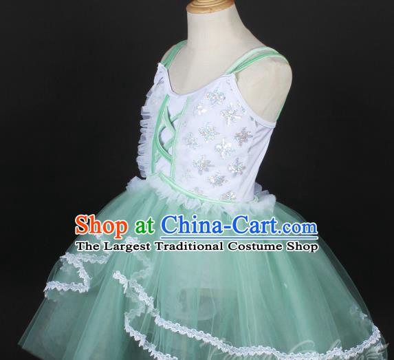 Children Princess Dress Suspenders Spring And Summer Dance Skirt Stage Costume Performance Costume