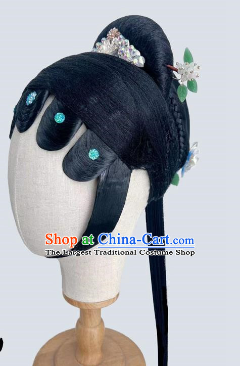 Spring Festival Gala Chinese Classical Dance Yijiang Qingshui Repertoire Dance Headgear Chinese Style Opera Wig Headgear Art Examination Headgear