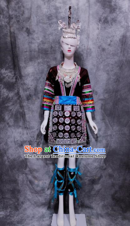 Dong Costumes High End Traditional Minority Original Ecological Dance Costumes