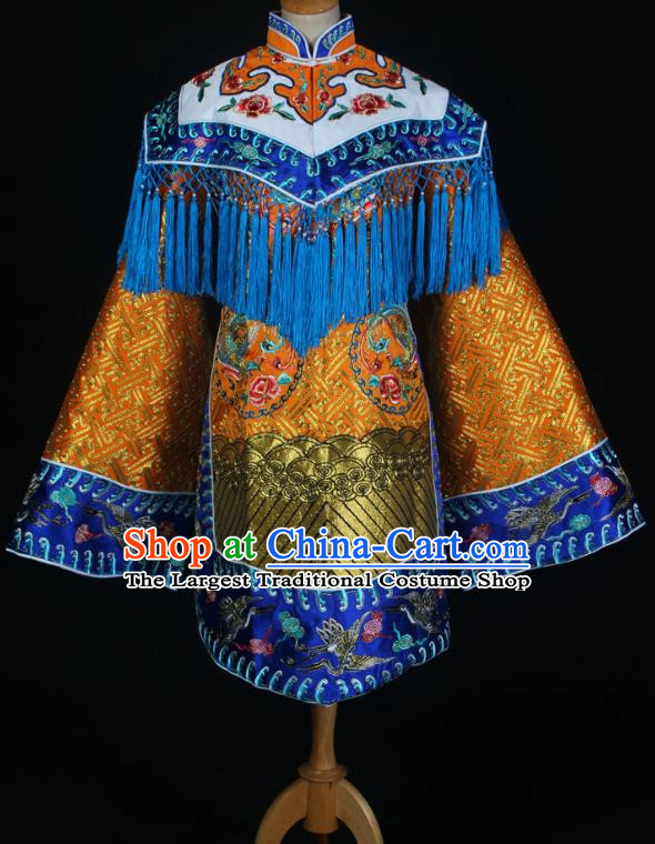 Bordered Female Boa Gold Embroidered Beijing Opera Opera Costume Ancient Costume Performance Film and Television Drama Performance Costume