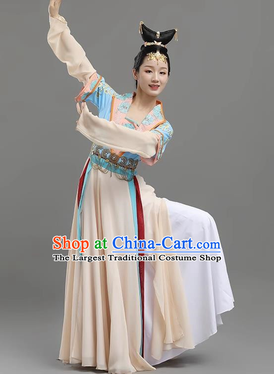 Dance Competition Art Examination Dance Feast Performance Costumes Han and Tang Dynasty Dress Dance Elegant Large Skirt Performance Costumes