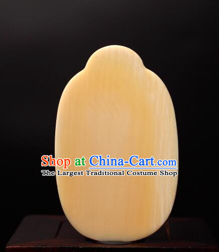 Chinese Microscopic Carving Ivory Sculpture Pine Crane Longevity Pendant