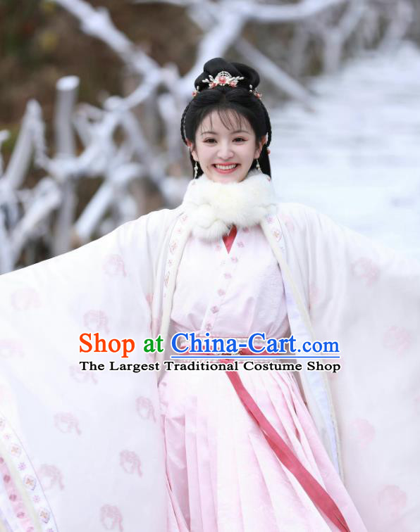 China Ancient Princess Consort Hanfu Dress Wedding Costumes Romantic TV Series New Life Begins Li Wei Clothing