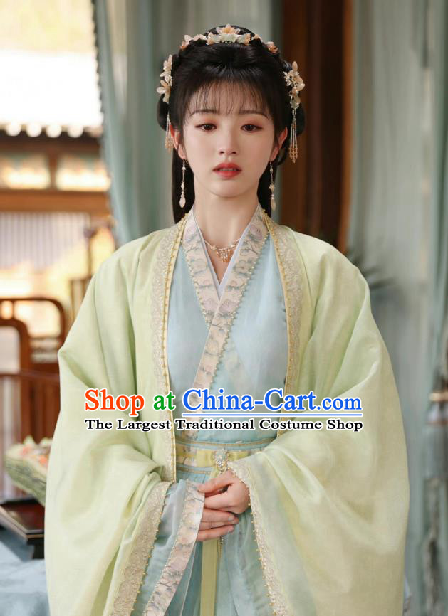 Romantic TV Series New Life Begins Li Wei Clothing China Ancient Princess Hanfu Dress Traditional Hanfu Noble Costumes