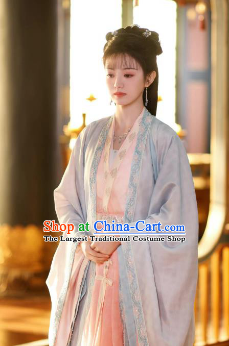 China Romantic TV Series New Life Begins Li Wei Clothing Traditional Female Costumes Ancient Princess Dress