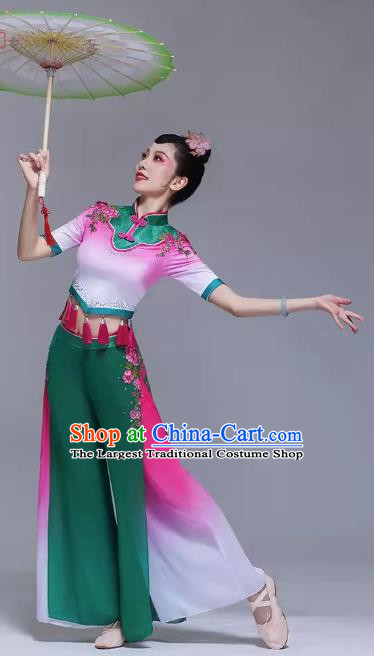 Bamboo Hat Dance Performance Costume Yangko Performance Costume
