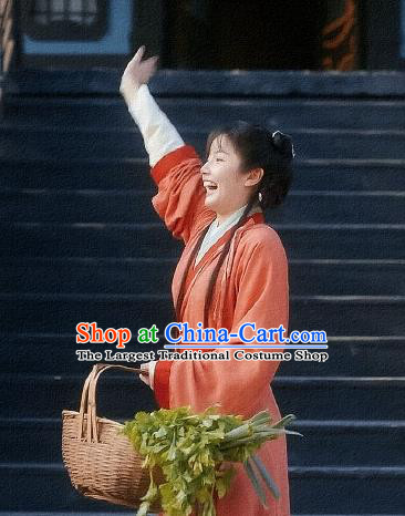 China TV Series An Ancient Love Song Yi Hua Dresses Village Girl Hanfu Clothing Ancient Young Lady Costumes