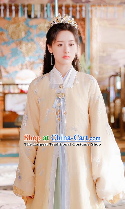 Romantic Drama My Sassy Princess Noble Beauty Liu Ling Dresses China Ancient Ming Dynasty Royal Infanta Costumes