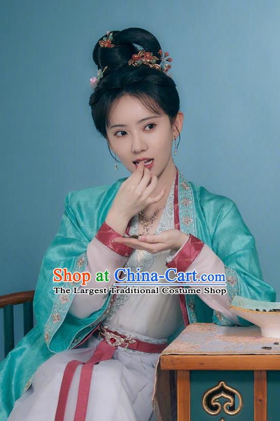 TV Series New Life Begins Dong Haitang Garment Costumes China Ancient Princess Consort Clothing Song Dynasty Royal Rani Dress