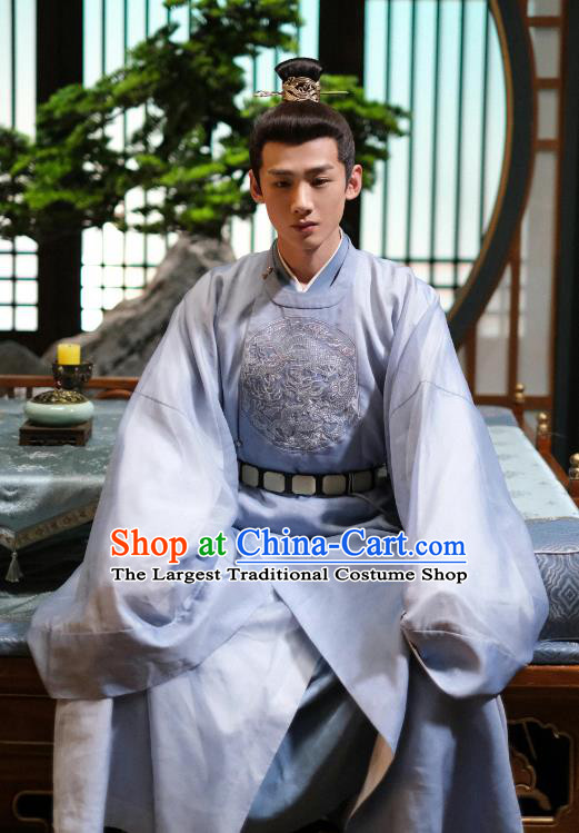 China Song Dynasty Prince Fashion TV Series New Life Begins Yin Zheng Garment Costumes Ancient Young Lord Clothing and Hat