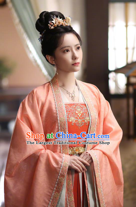 TV Series New Life Begins Dong Haitang Garment Costumes China Ancient Princess Clothing Song Dynasty Royal Rani Dress