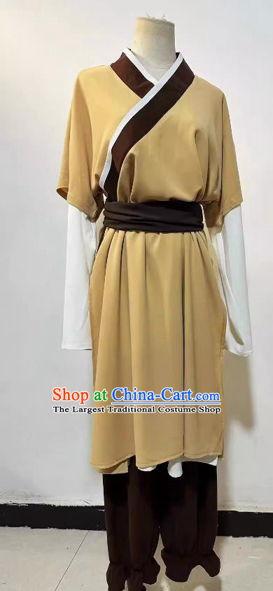 Top Stage Performance Costume China Ancient Ming Dynasty Medical Scientist Li Shizhen Clothing