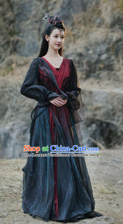Till The End of The Moon China Xianxia Drama Demon Princess Ye Bingchang  Dress Ancient Fairy