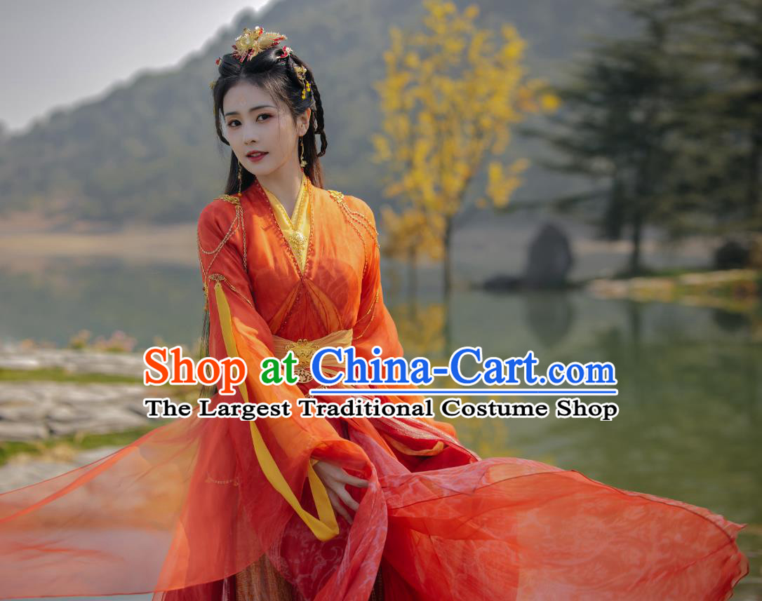 Till The End of The Moon Princess Ye Xiwu Dresses Clothing China Xianxia Drama Ancient Goddess Costumes