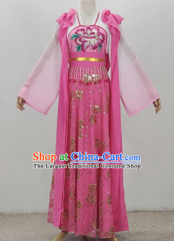 Pink Palace Maid Costume Costume Opera Dance Performance Costume Yue Opera Huangmei Opera Drama Maid Costume