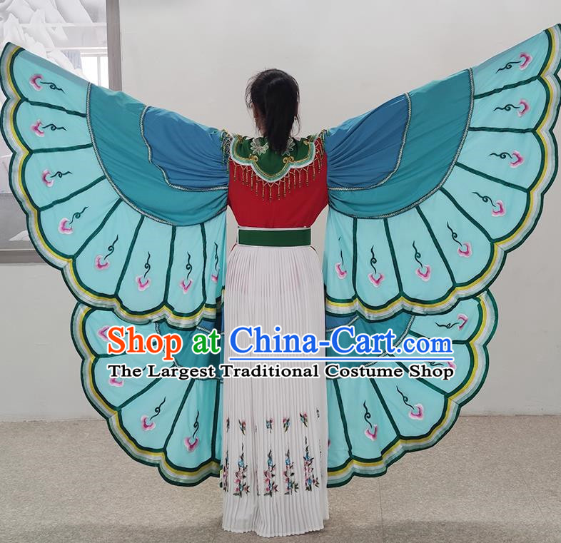 Blue Yue Opera Butterfly Lovers Costume Costume Costume Huangmei Opera Cantonese Opera Big Butterfly Costume Opera Costume