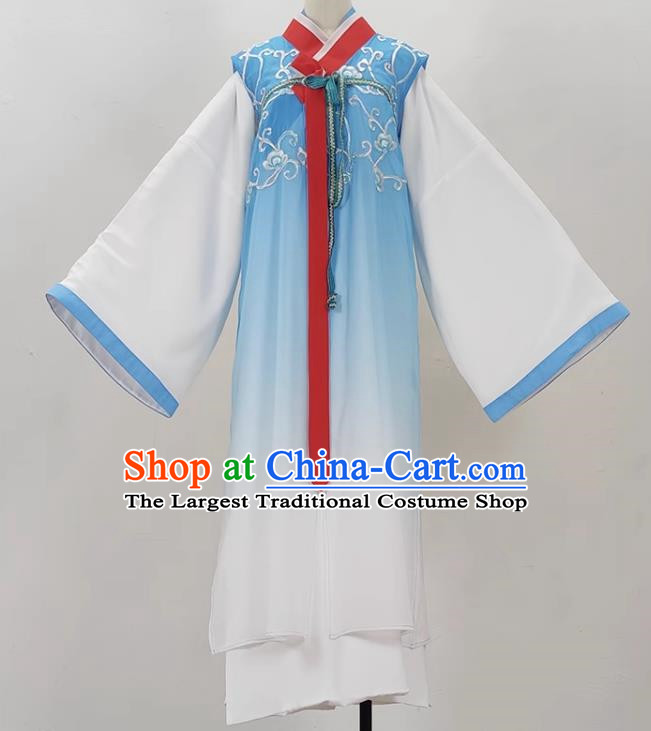 Light Blue Drama Chunxiang Chuan Costumes Ancient Costumes Yue Opera Costumes Menglong Xiaosheng Clothes Huangmei Opera Vests Opera Costumes