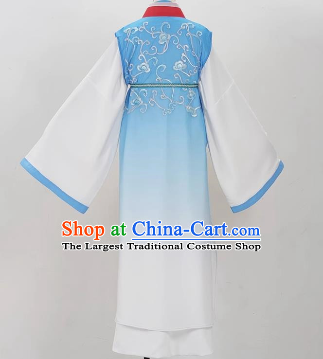 Light Blue Drama Chunxiang Chuan Costumes Ancient Costumes Yue Opera Costumes Menglong Xiaosheng Clothes Huangmei Opera Vests Opera Costumes