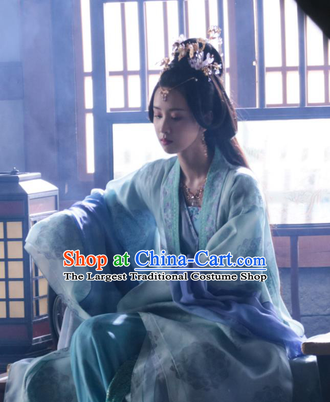 China Ancient Princess Dresses Xianxia TV Series Till The End of The Moon Goddess Ye Bingchang Replica Clothing