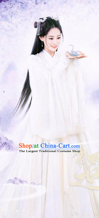 China Ancient Young Beauty Costumes Romantic TV Series Miss The Dragon Liu Ying Dress Clothing