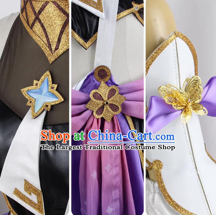 Genshin Cosplay Dolly Costume Young Lady Dress Handmade Role Playing Clothing