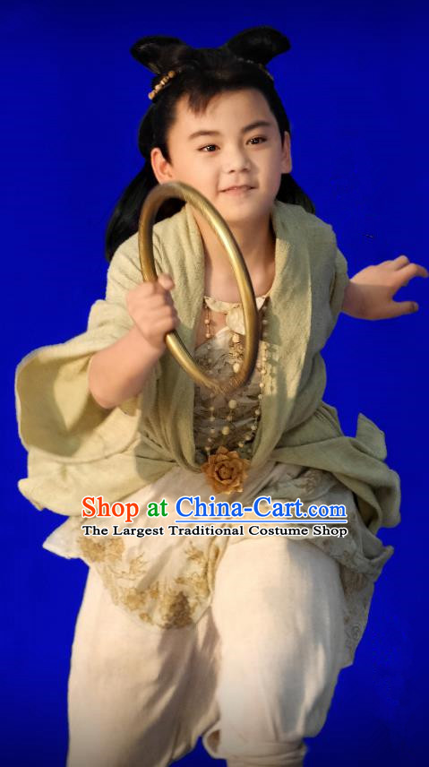 Film Creation of the Gods I Kingdom of Storms Ne Zha Clothing China Ancient Boy Hero Costumes