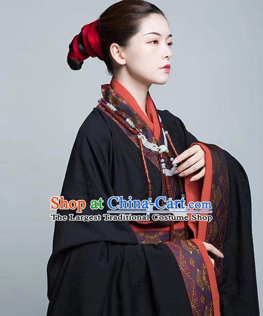 China Ancient Empress Necklace Qin Dynasty Noble Woman Jade Jewelry Handmade Hanfu Necklet
